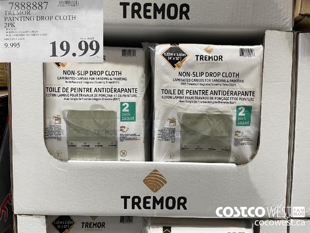 7888887 TREMOR PAINTING DROP CLOTH 2PK $19.99