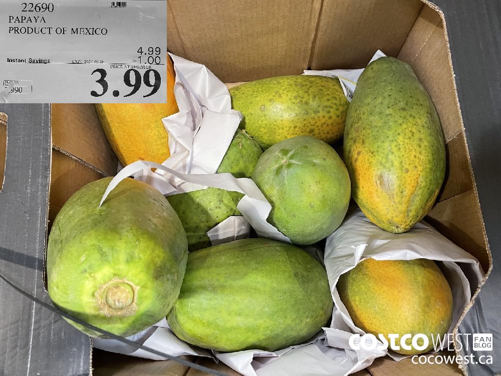 22690 PAPAYA PRODUCT OF MEXICO ($1.00 INSTANT SAVINGS EXPIRES ON 2021-06-08) $3.99