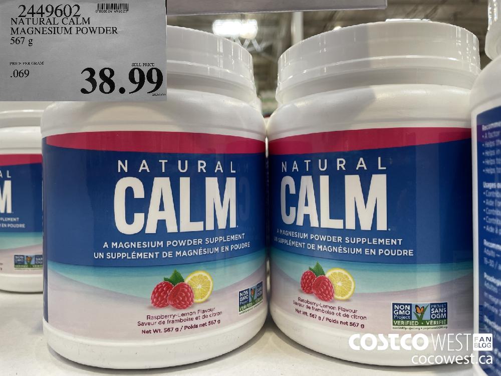 2449602 NATURAL CALM MAGNESIUM POWDER 567 g $38.99
