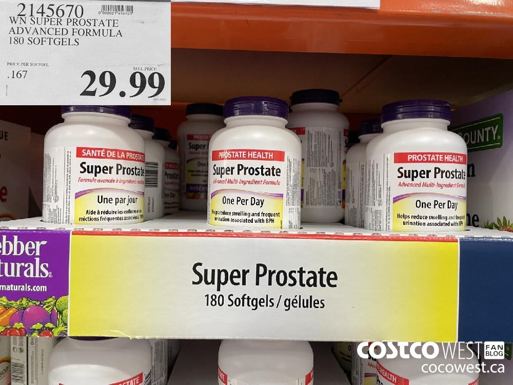 2145670 WN SUPER PROSTATE ADVANCED FORMULA 180 SOFTGELS $29.99