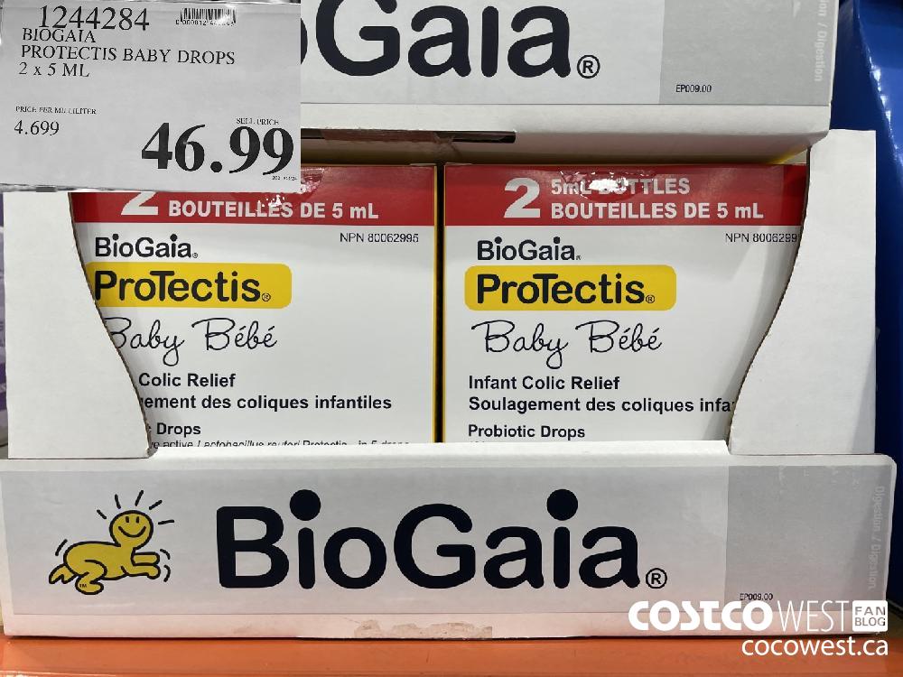 1244284 BIOGAIA PROTECTIS BABY DROPS 2 x 5 ML $46.99