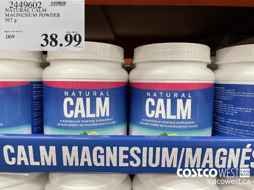 2449602 NATURAL CALM MAGNESIUM POWDER 567 g $38.99