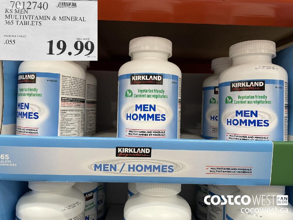 7012740 KS MENS 50 MULTIVITAMIN & MINERAL 365 TABLETS $19.99