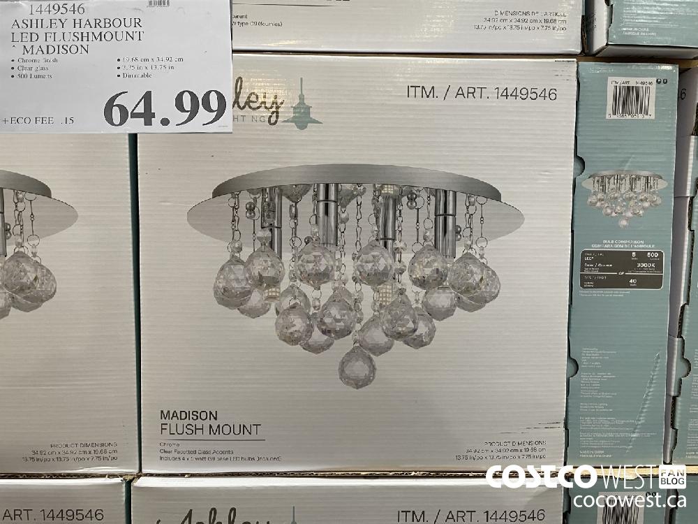 1449546 ASHLEY HARBOUR LED FLUSHMOUNT MADISON $64.99