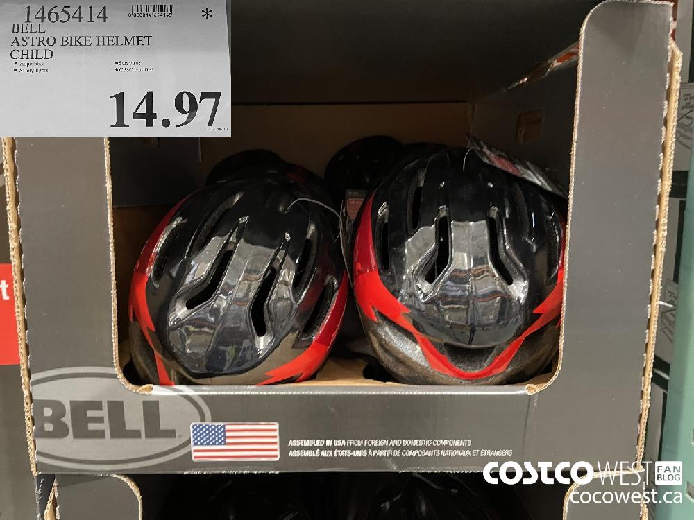 1465414 BELL ASTRO BIKE HELMET CHILD $14.97