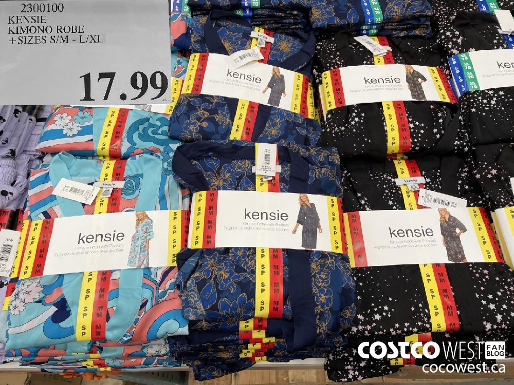 2300100 KENSIE KIMONO ROBE SIZES S/M - L/XL $17.99