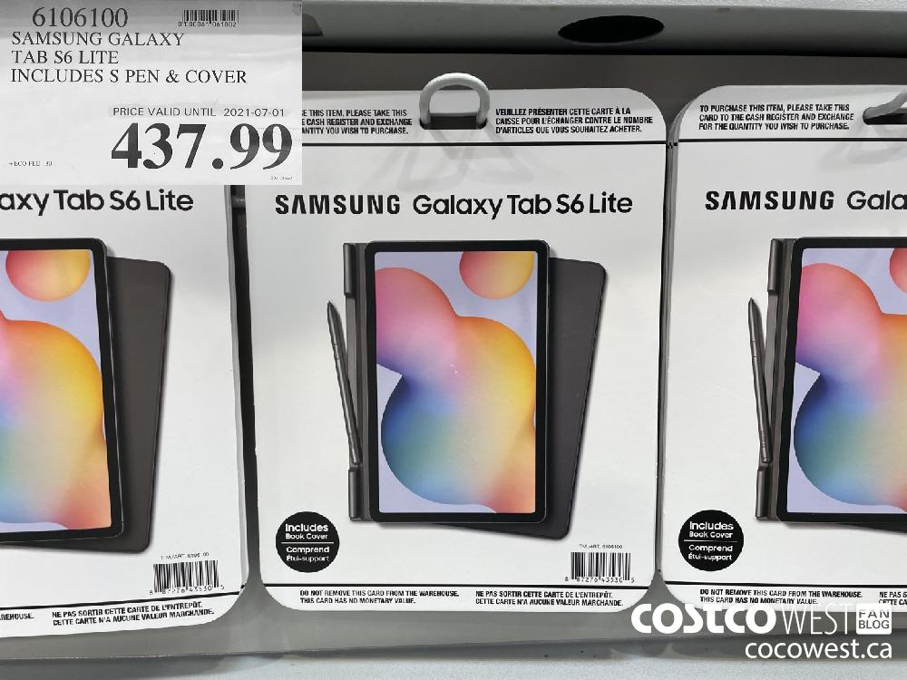 samsung tablet s6 lite costco