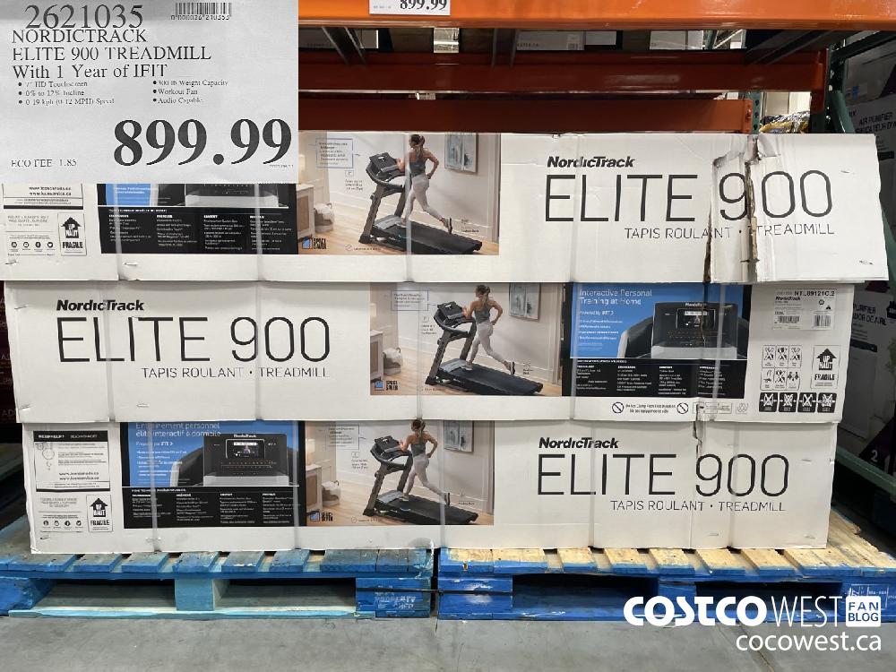2621035 NORDICTRACK ELITE 900 TREADMILL With 1 Year of IFIT $899.99