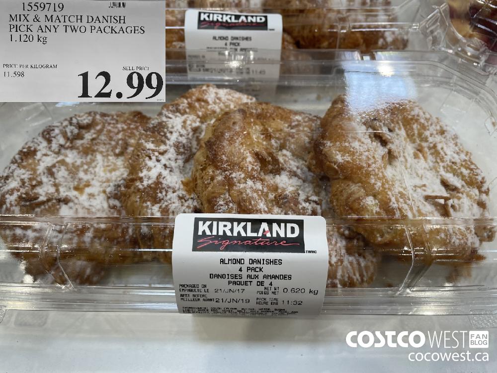 1559719 MIX & MATCH DANISH PICK ANY TWO PACKAGES 1.120 kg $12.99
