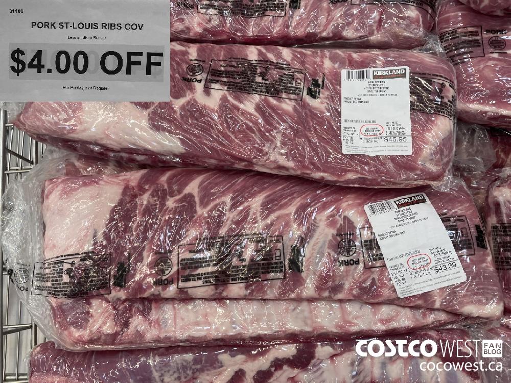 31100 PORK ST-LOUIS RIBS COV ($4.00 INSTANT SAVINGS)