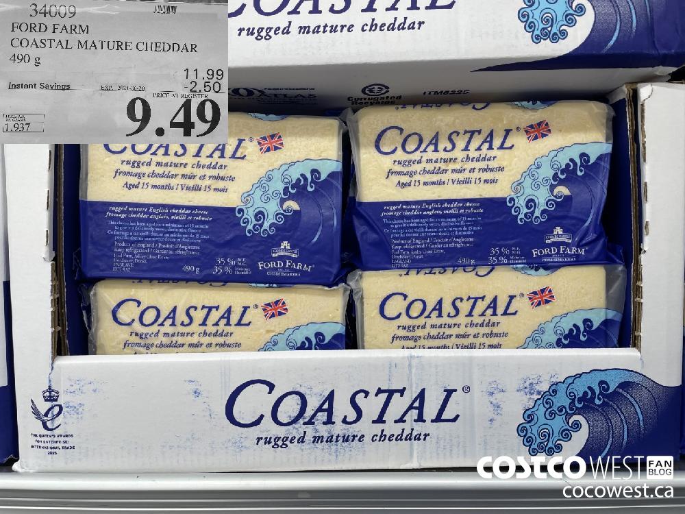 34009 FORD FARM COASTAL MATURE CHEDDAR ($2.50 INSTANT SAVINGS EXPIRES ON 2021-06-20) $9.49