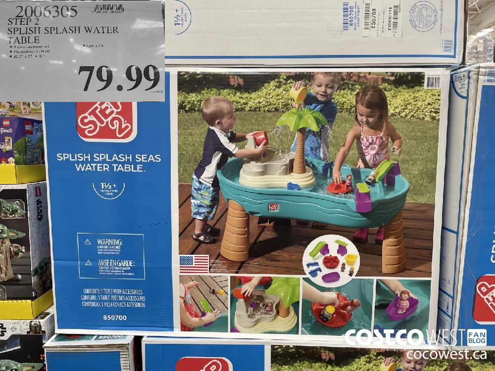 2006305 STEP 2 SPLISH SPLASH WATER TABLE $79.99