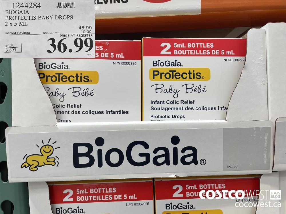 1244284 BIOGAIA PROTECTIS BABY DROPS 2 x 5 ML ($10.00 INSTANT SAVINGS EXPIRES ON 2021-06-27) $36.99