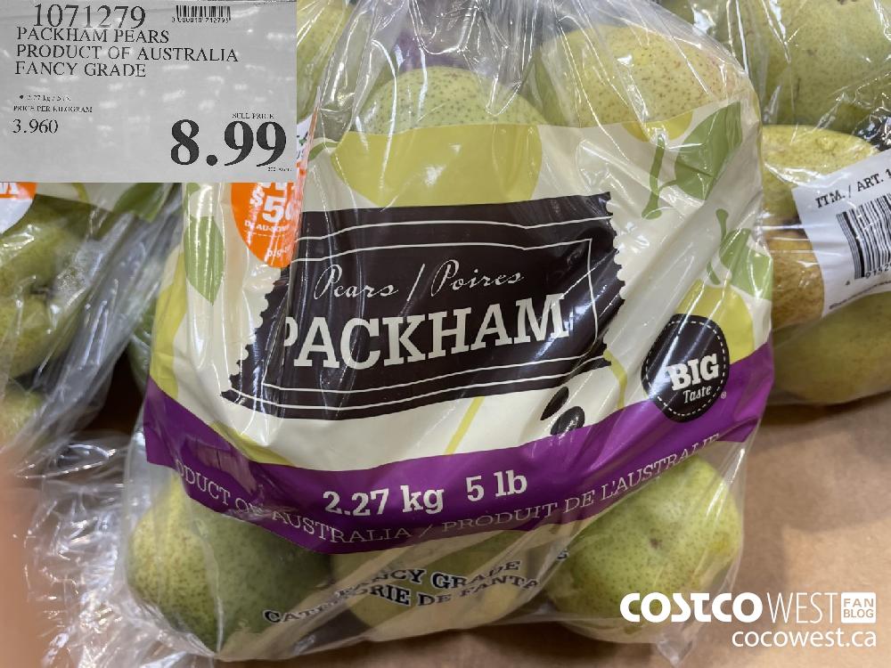 1071279 PACKHAM PEARS PRODUCT OF AUSTRALIA FANCY GRADE $8.99