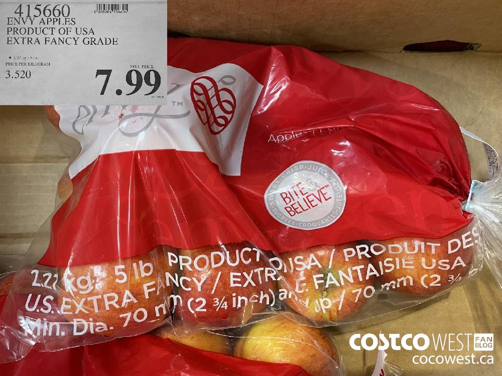 415660 ENVY APPLES PRODUCT OF USA EXTRA FANCY GRADE $7.99