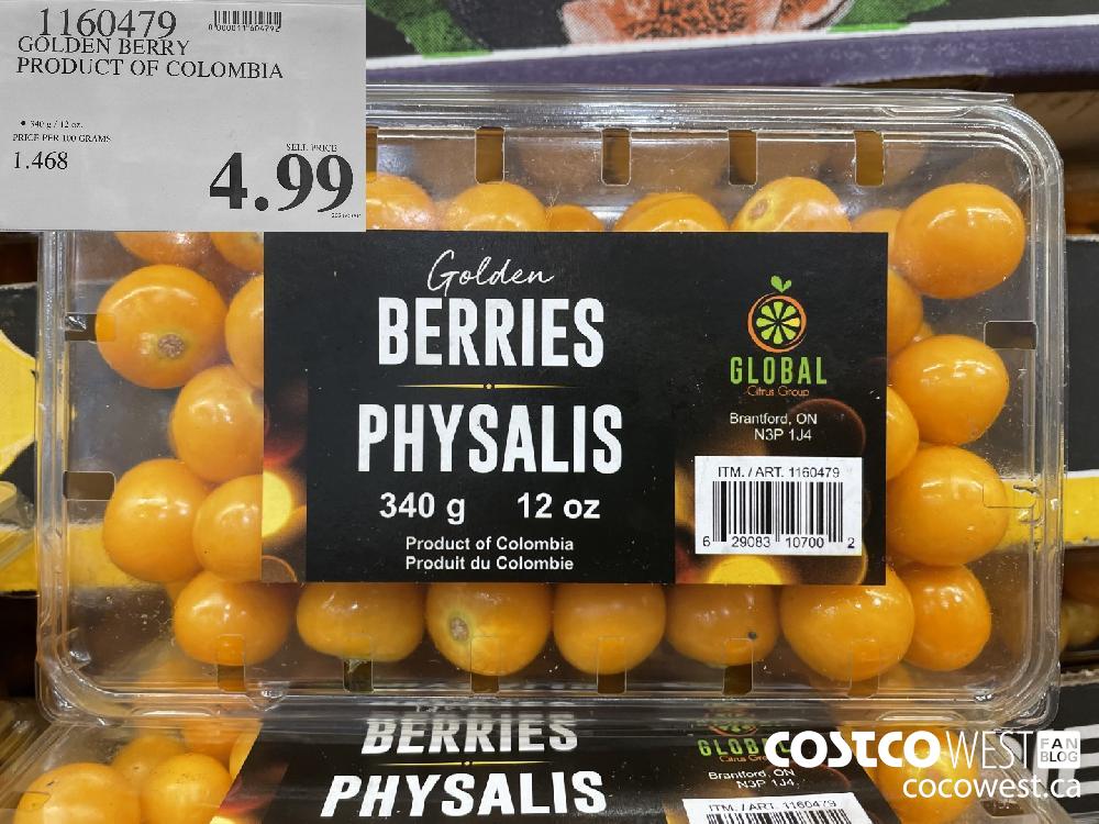 1160479 GOLDEN BERRY PRODUCT OF COLOMBIA $4.99