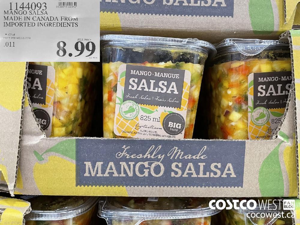 1144093 MANGO SALSA MADE IN CANADA FROM IMPORTED INGREDIENTS $8.99