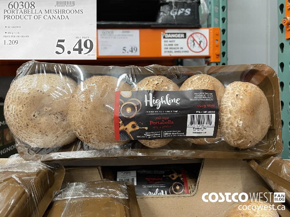 60308 PORTABELLA MUSHROOMS PRODUCT OF CANADA $5.49