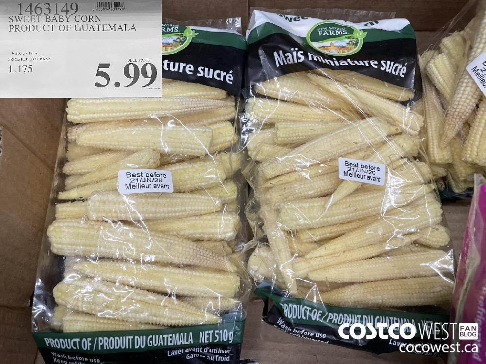 1463149 SWEET BABY CORN PRODUCT OF GUATEMALA $5.99