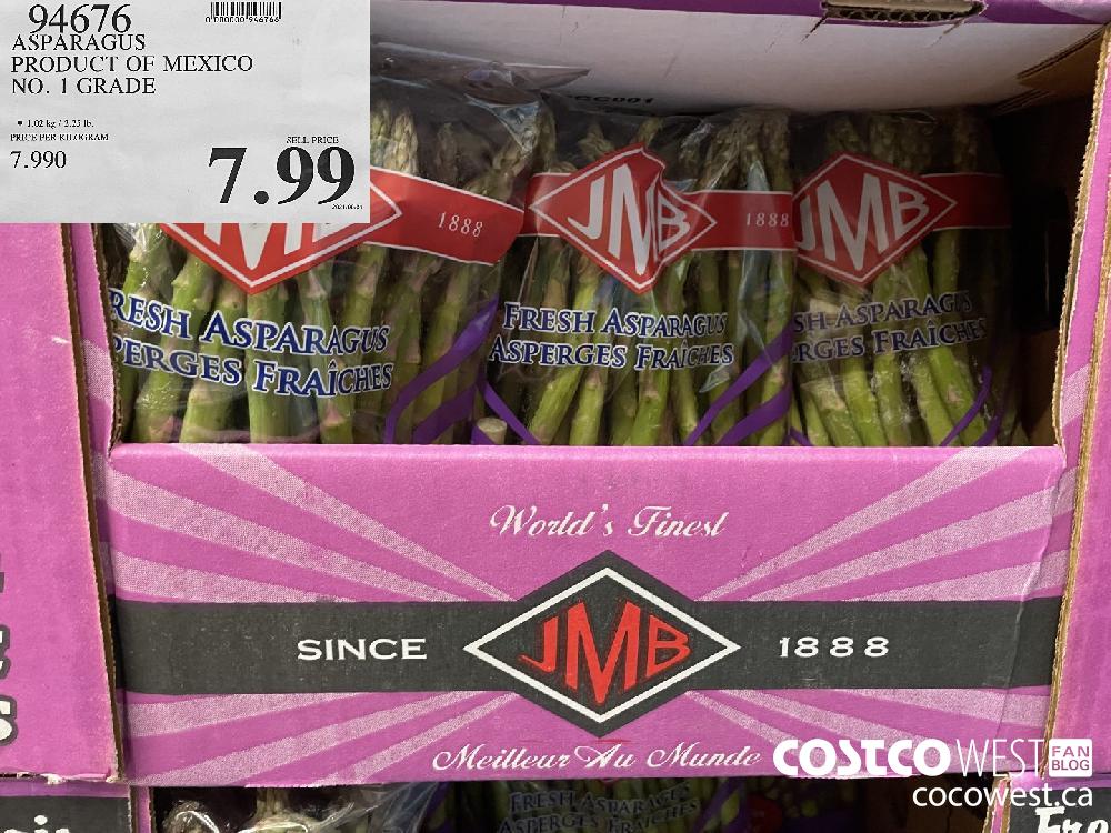 94676 ASPARAGUS PRODUCT OF MEXICO NO. 1 GRADE $7.99