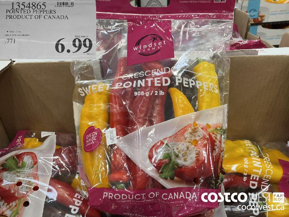 1354865 POINTED PEPPERS PRODUCT OF CANADA $6.99