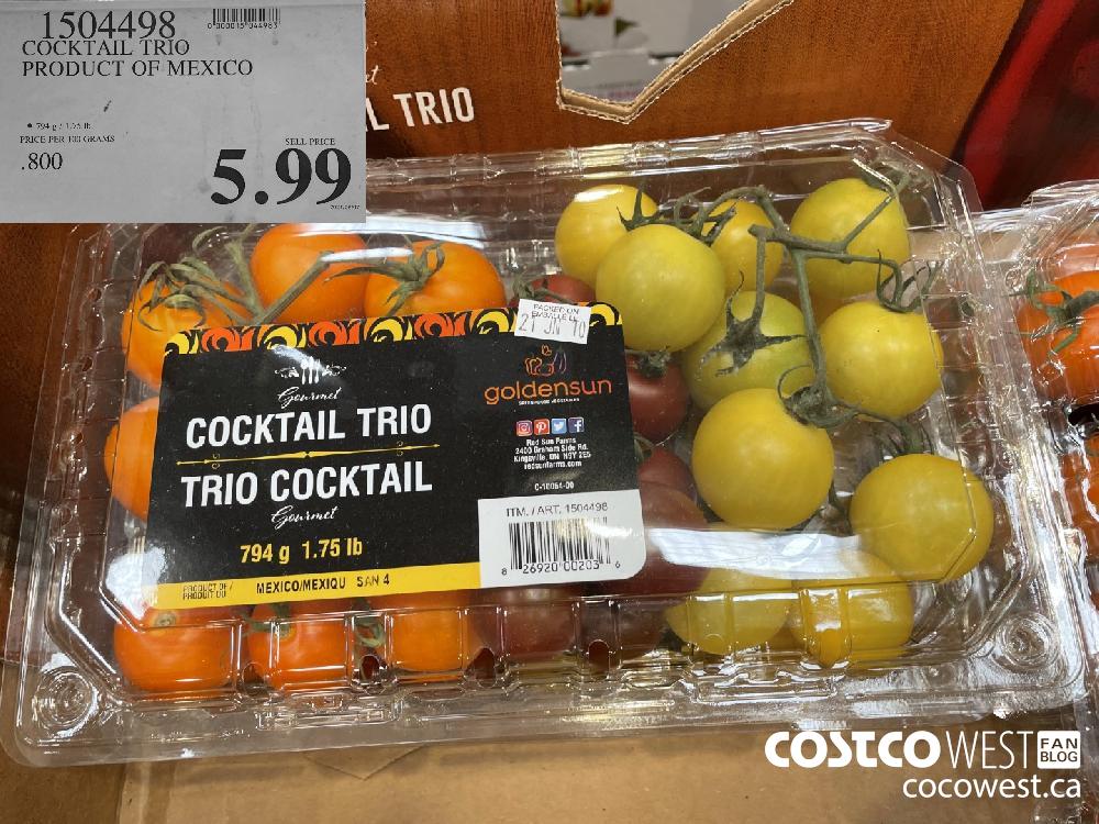 1504498 COCKTAIL TRIO PRODUCT OF MEXICO $5.99