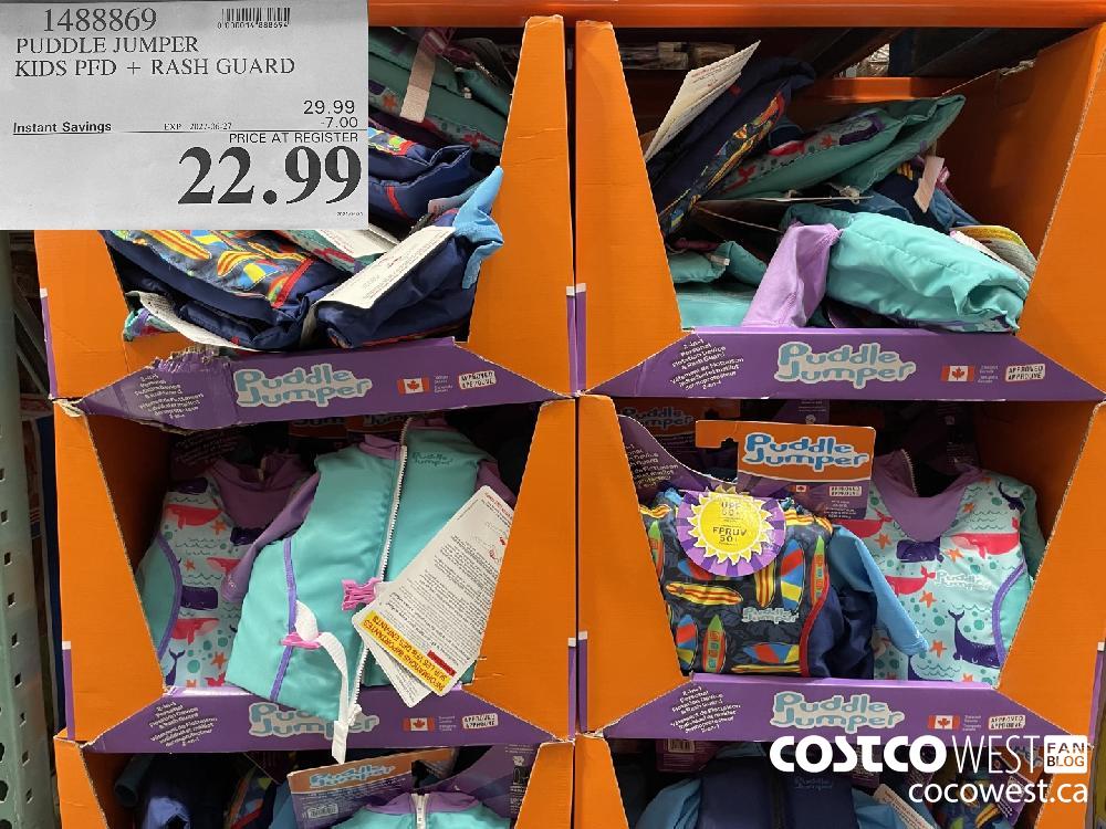1488869 PUDDLE JUMPER KIDS PFD + RASH GUARD ($7.00 INSTANT SAVINGS EXPIRES ON 2027-06-27) $22.99