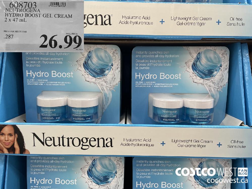 608703 NEUTROGENA HYDRO BOOST GEL CREAM 2 x 47 mL $26.99