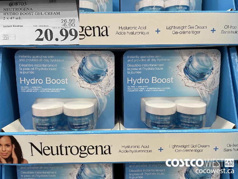 608703 NEUTROGENA HYDRO BOOST GEL CREA 2 x 47 mL ($6.00 INSTANT SAVINGS EXPIRES ON 2021-08-01) $20.99