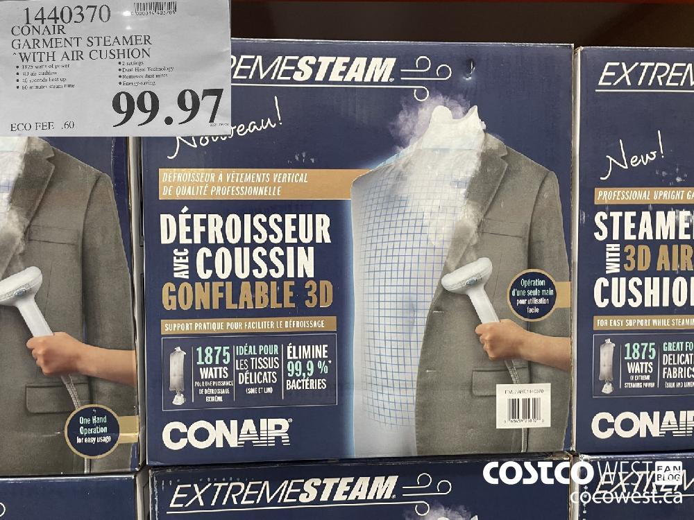 conair extreme steam with 3d air cushion