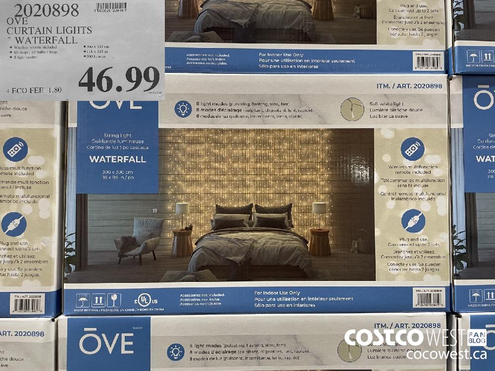 Waterfall lights deals costco