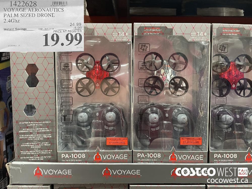 1422628 VOYAGE AERONAUTICS PALM SIZED DRONE 2.4Ghz ($5.00 INSTANT SAVINGS EXPIRES ON 2021-07-04) $19.99