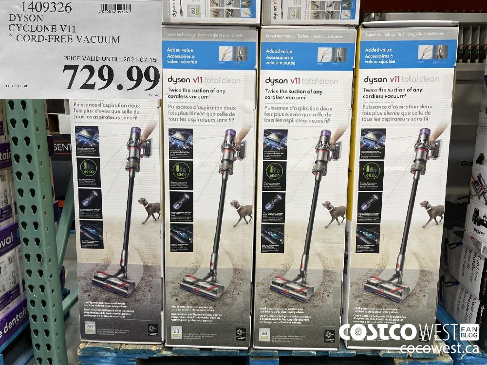 1409326 DYSON CYCLONE V11 CORD-FREE VACUUM (EXPIRES ON 2021-07-15) $729.99