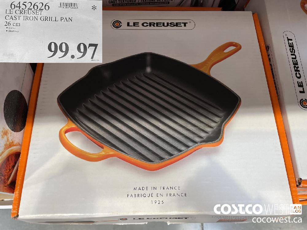 6452626 LE CREUSET CAST IRON GRILL PAN 26 cm $99.97