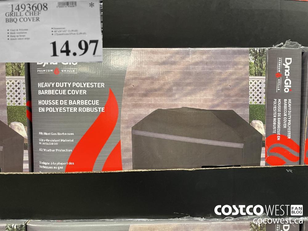 1493608 GRILL CHEF BBQ COVER $14.97