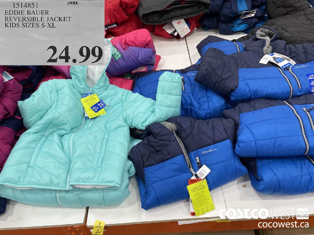 1514851 EDDIE BAUER REVERSIBLE JACKET KIDS SIZES S-XL $24.99