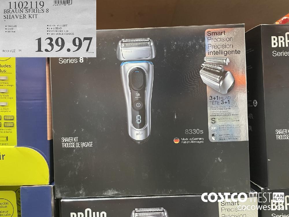 1102119 BRAUN SERIES 8 SHAVER KIT $139.97