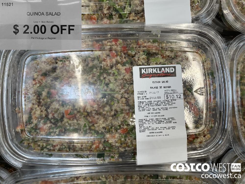 11521 QUINOA SALAD ($2.00 INSTANT SAVINGS)