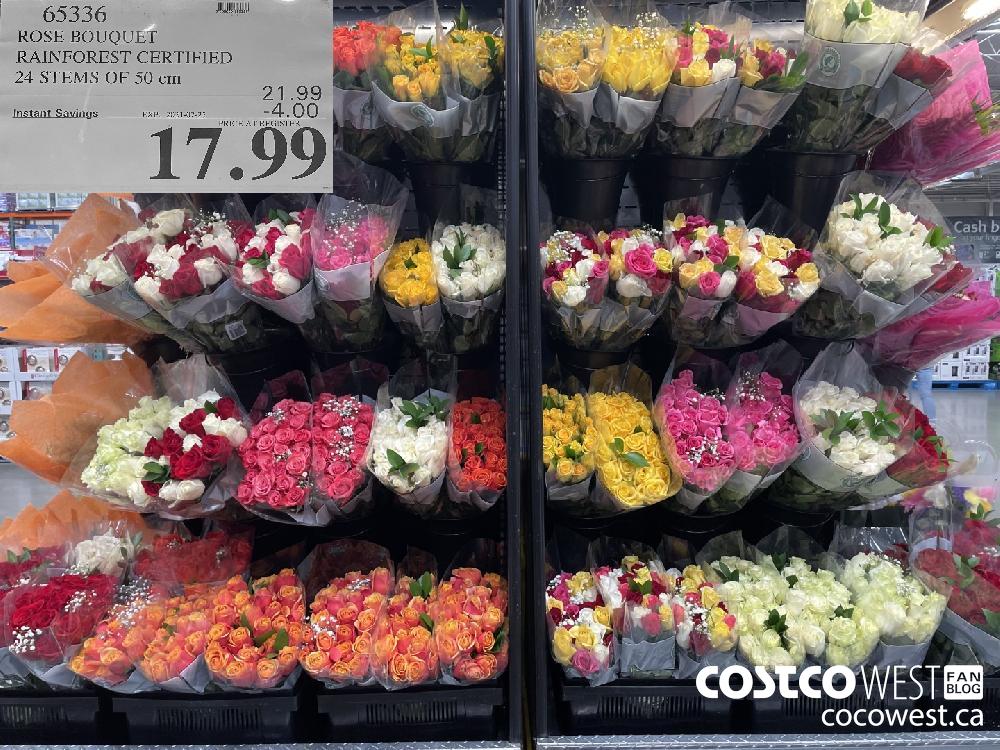 65336 ROSE BOUQUET RAINFOREST CERTIFIED 24 STEMS OF 50 cm ($4.00 INSTANT SAVINGS EXPIRES ON 2021-07-25) $17.99