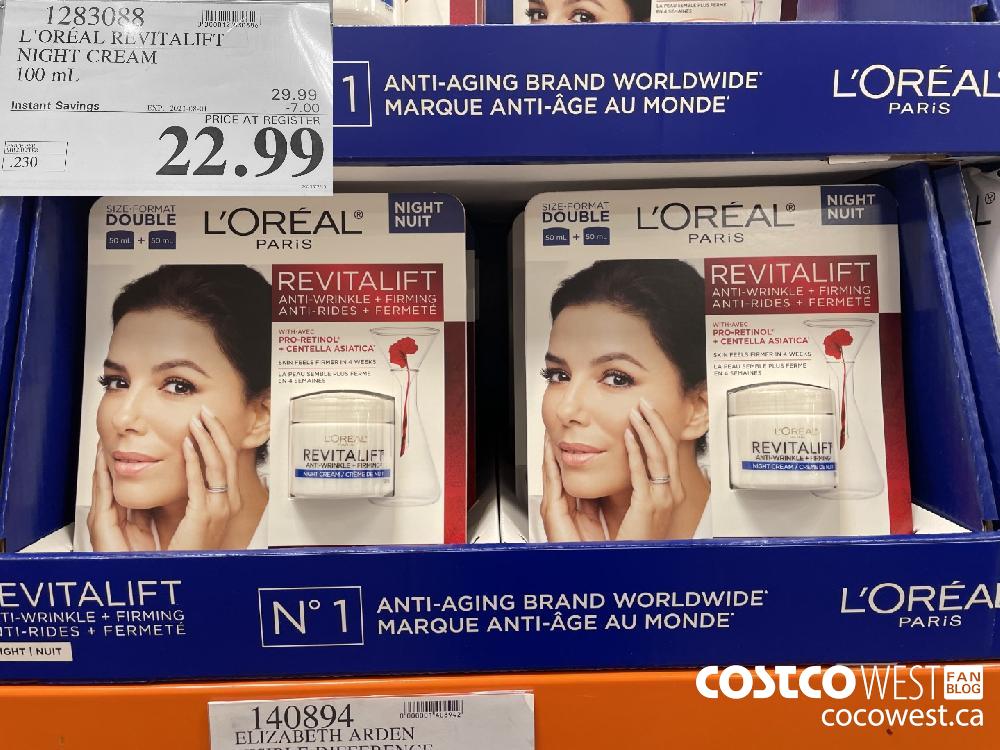 1283088 L'OREAL REVITALIFT NIGHT CREAM 100 mL ($7.00 INSTANT SAVINGS EXPIRES ON 2021-08-01) $22.99