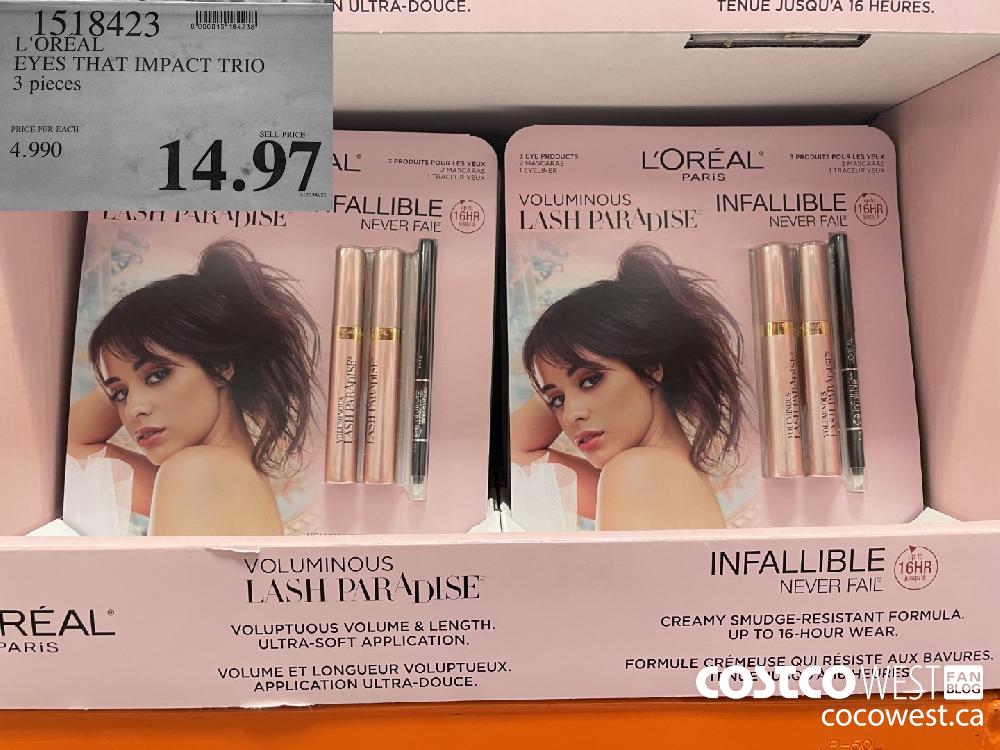 1518423 L'OREAL EYES THAT IMPACT TRIO 3 pieces $14.97