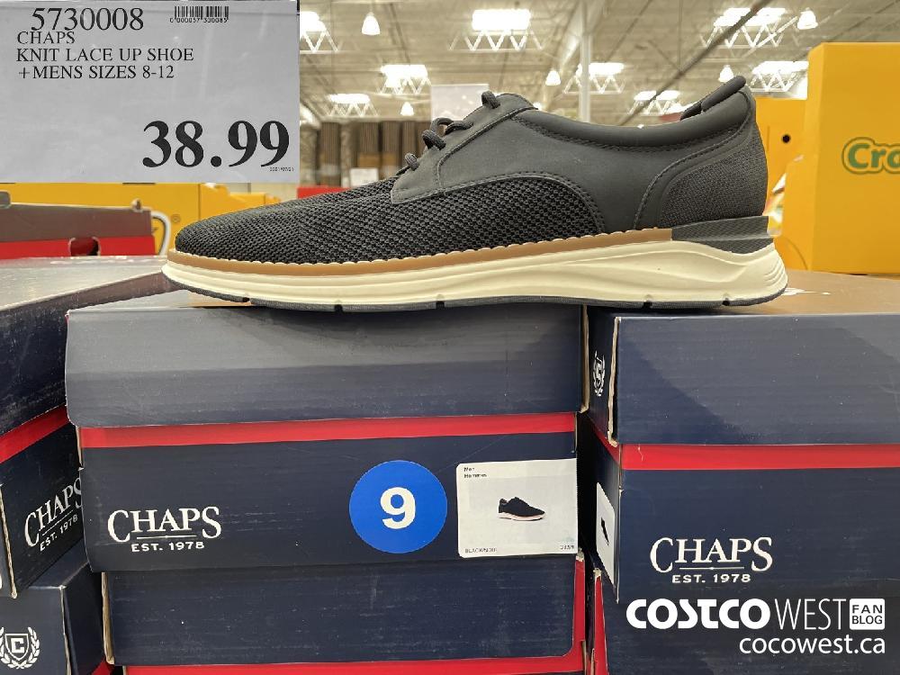 5730008 CHAPS KNIT LACE UP SHOE MENS SIZES 8-12 $38.99