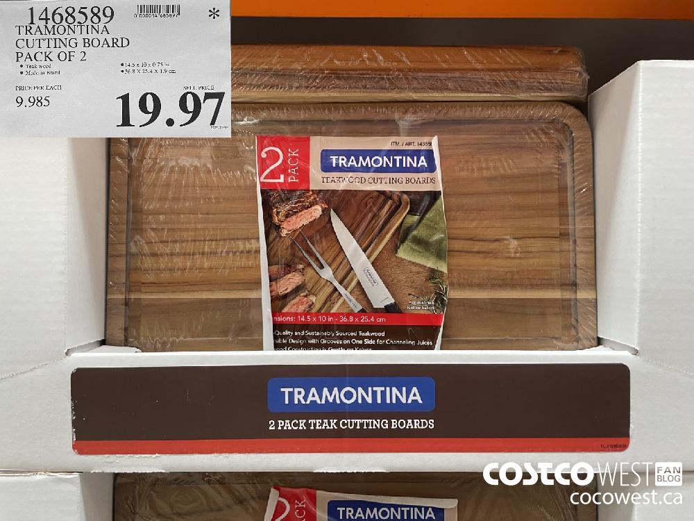 Tramontina 2-Pack Teakwood Cutting Boards