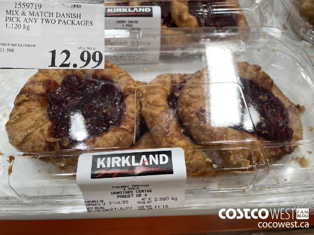 1550710 MIX & MATCH DANISH PICK ANY TWO PACKAGES 1.120 kg $12.99