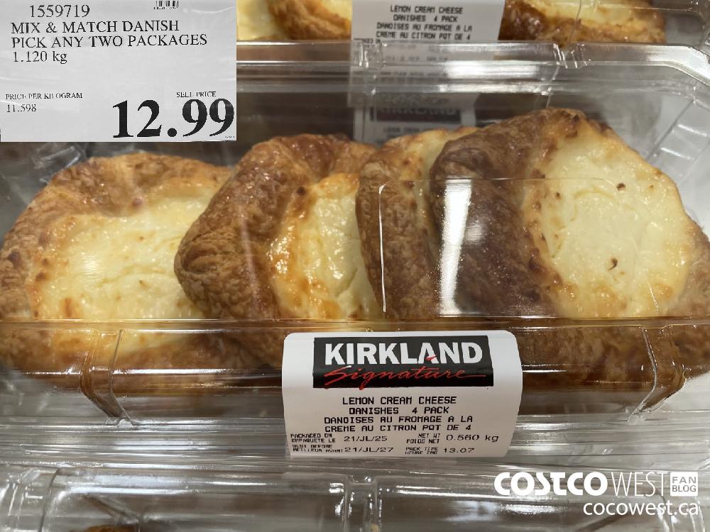 1550710 MIX & MATCH DANISH PICK ANY TWO PACKAGES 1.120 kg $12.99