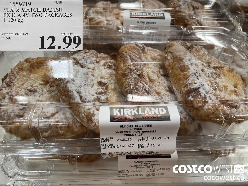1550710 MIX & MATCH DANISH PICK ANY TWO PACKAGES 1.120 kg $12.99