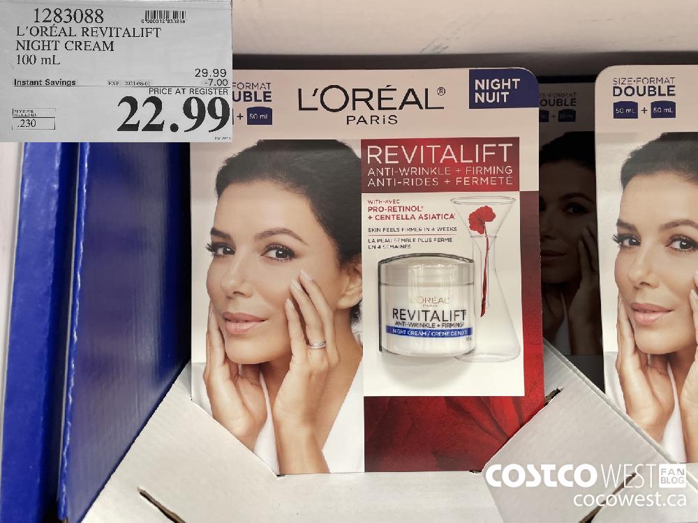 1283088 L'OREAL REVITALIFT NIGHT CREAM 100 mL ($7.00 INSTANT SAVINGS EXPIRES ON 2021-08-01) $22.99