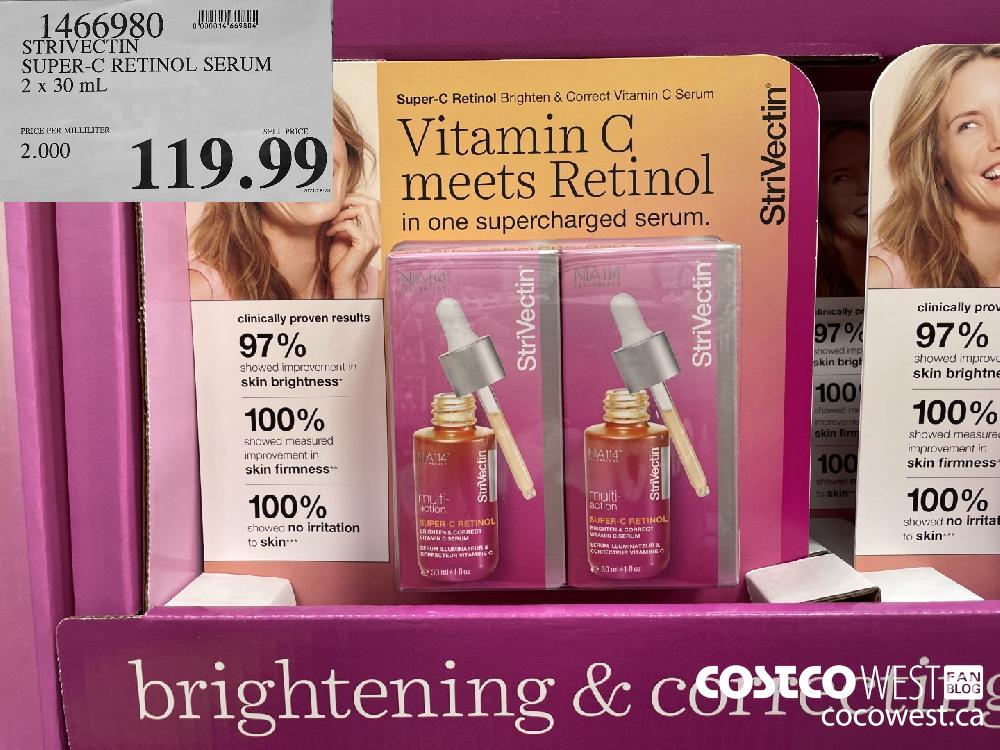 1466980 STRIVECTIN SUPER-C RETINOL SERUM 2 x 30 mL $119.99