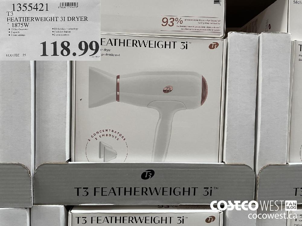 1355421 T3 FEATHERWEIGHT 31 DRYER 1875W $118.99