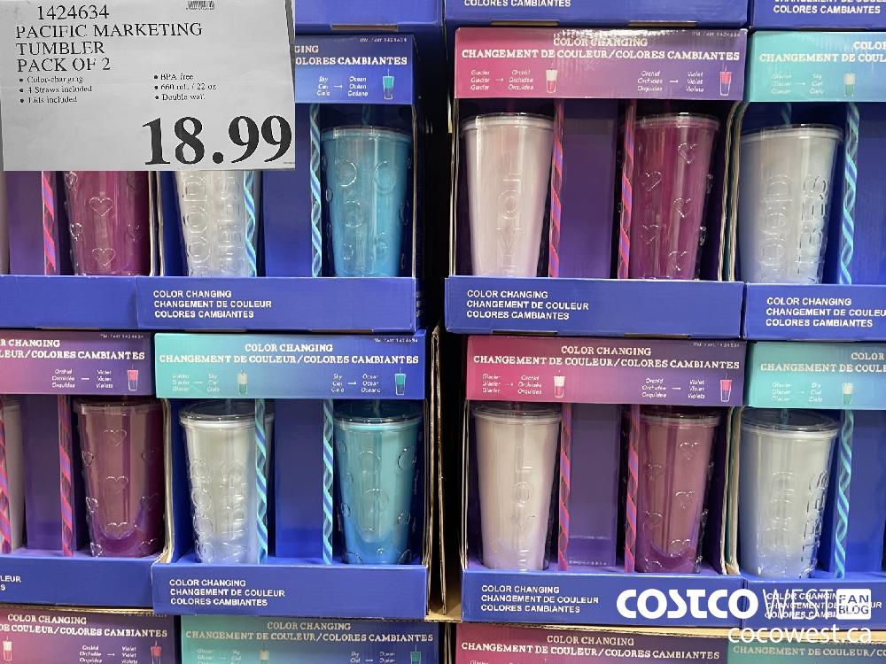 1424634 PACIFIC MARKETING TUMBLER PACK OF 2 $18.99